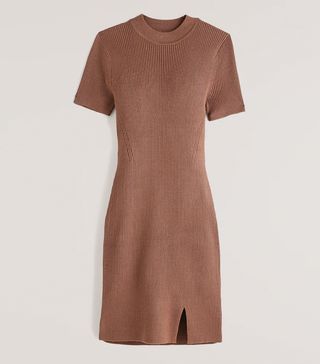 Abercrombie & Fitch + Mockneck Mini Sweater Dress