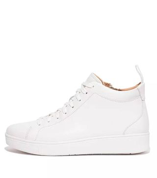 FitFlop + Rally Leather High-Top Trainers