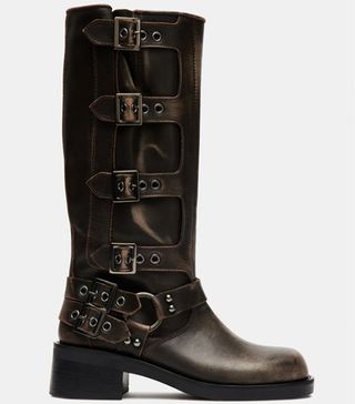 Steve Madden + Rocky Brown Distressed Boots