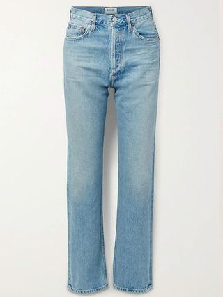 Agolde + '90s Pinch Waist High-Rise Straight-Leg Organic Jeans