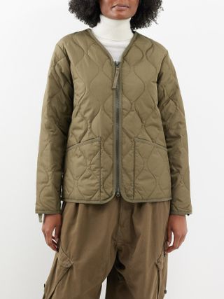 Taion + Military V-Neck Quilted Down Jacket