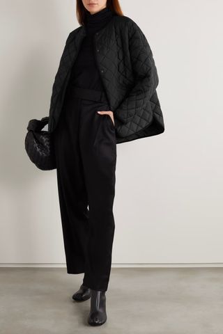 Toteme + + Net Sustain Quilted Recycled-Shell Jacket