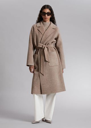 
Other Stories + Patch Pocket Belted Coat