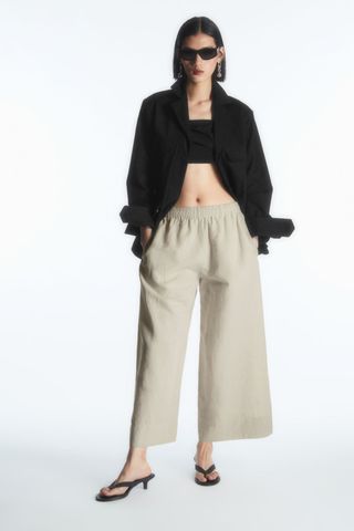 COS + Linen-Blend Culottes