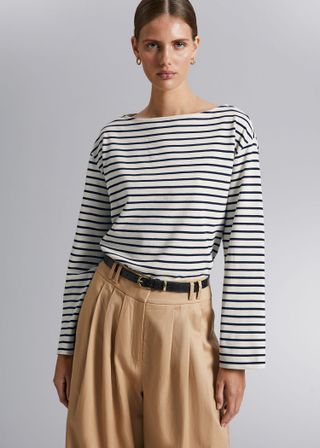 & Other Stories + Striped Jersey Top