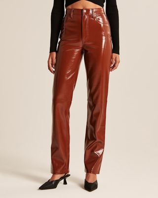 Abercrombie + Patent Leather Pants