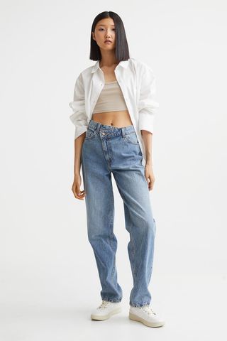 H&M + 90s Straight Baggy Jeans