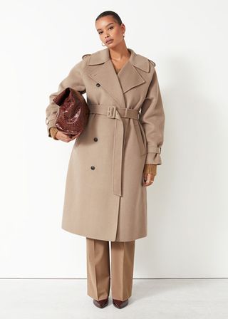 & Other Stories + Belted Trench Coat