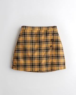 Hollister + Ultra High-Rise Mini Wrap Skirt