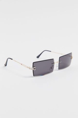 Urban Outfitters + Bridget Rimless Rectangle Sunglasses