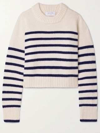La Ligne + Mini Marin Striped Wool and Cashmere-Blend Sweater