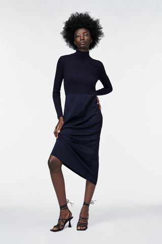 Zara + Long Matching Dress