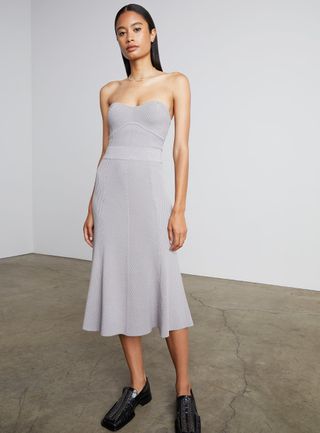 Who What Wear Collection + Lulu Midi Herringbone Skirt