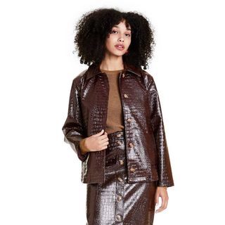 Rachel Comey X Target + Faux Leather Texture Jacket
