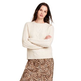 Nili Lotan X Target + Cableknit Pullover Sweater