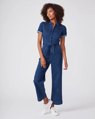 Paige + Anessa Short Sleeve Jumpsuit in Jelina