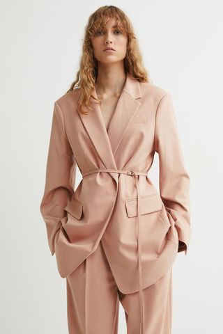 H&M + Belted Jacket