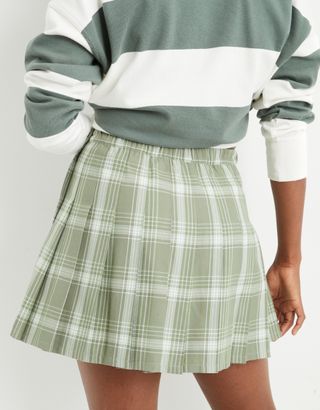 Aerie + Class Act Pleated Skirt
