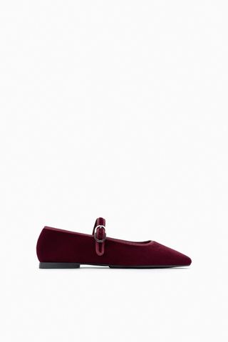 Zara + Velvet Ballet Flats