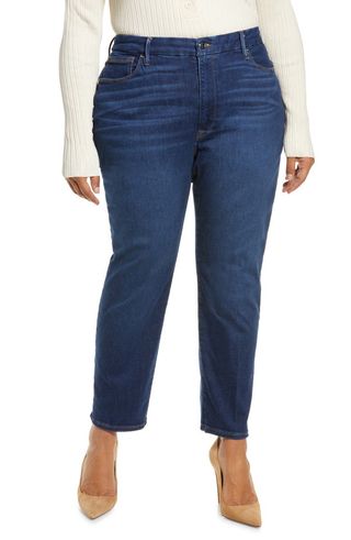 Good American + Always Fits Classic Straight Jeans