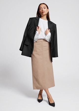 & Other Stories + '90s Style Midi Skirt