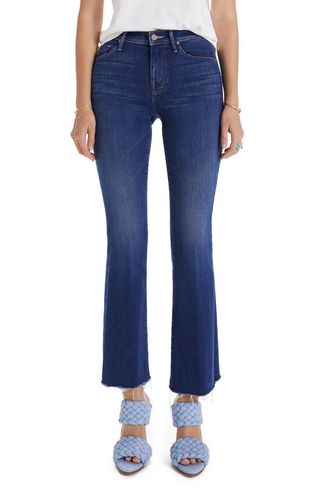 Mother + Frayed Flare Jeans