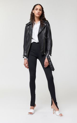 Mackage + Chloe Oversize Leather Moto Jacket