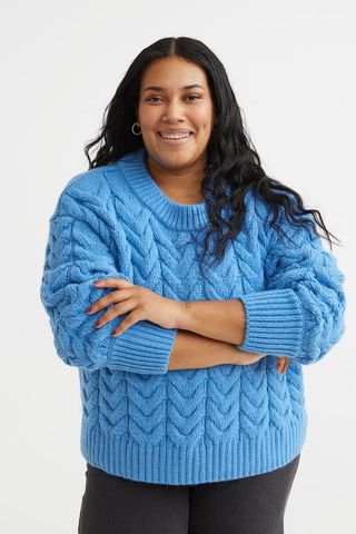 H&M+ + Cable-Knit Jumper
