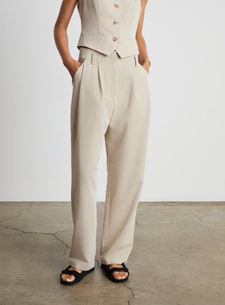 WhoWhatWear Collection + Norah High-Waisted Trousers