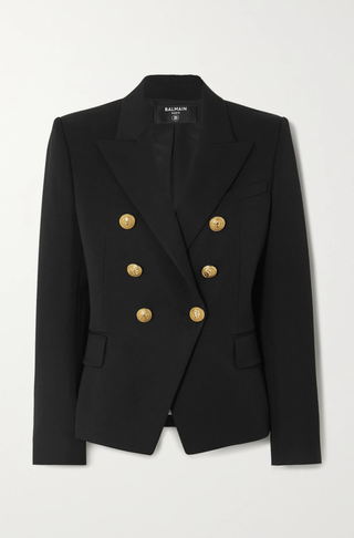 Balmain + Double-Breasted Blazer