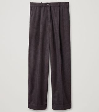 COS + Houndstooth Wide Leg Pants