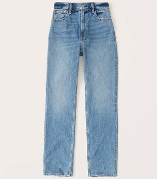 Abercrombie & Fitch + 90s Ultra High Rise Straight Jeans