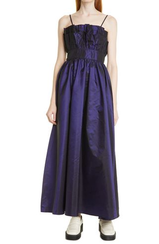 Batsheva + Amara Taffeta Maxi Dress