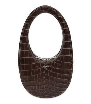 Coperni + Mini Swipe Croc Print Leather Bag