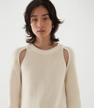 COS + Knitted Cut-Out Jumper