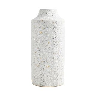Crate & Barrel + Ema Ceramic White Floor Vase