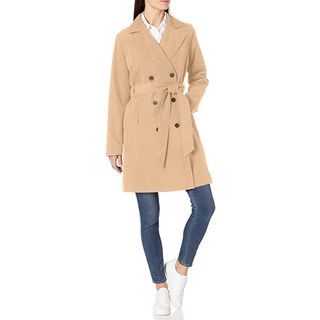 Amazon Essentials + Relaxed-Fit Water-Resistant Trench Coat