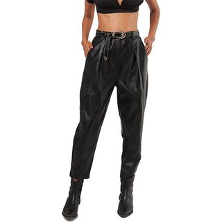Seta Apparel + Leather Baggy Pants
