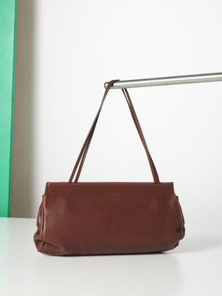 The Row + Abby Leather Shoulder Bag