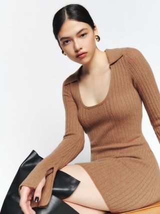 Reformation + Farfalle Cashmere Sweater Mini Dress