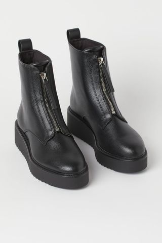 H&M + Zip-Front Boots