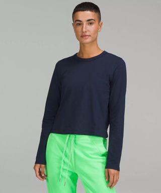 Lululemon + Classic-Fit Cotton-Blend Long Sleeve Shirt