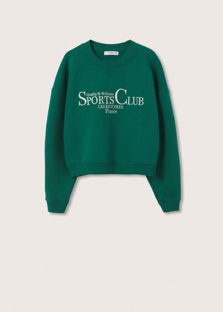 Mango + Message Cotton Sweatshirt