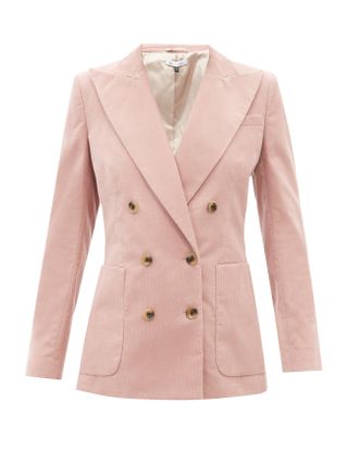 Bella Freud + Bianca Cotton-Corduroy Suit Jacket