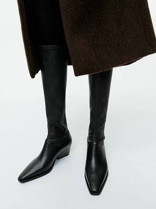 Arket + Stretch Leather Boots