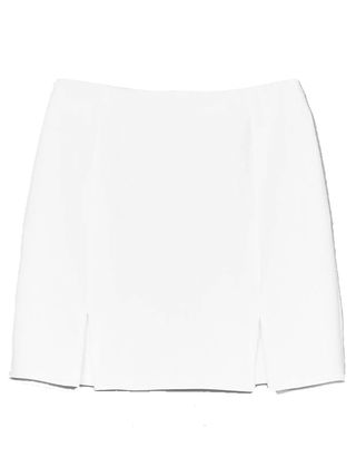 Nasty Gal + Double Slit High Waisted Woven Mini Skirt