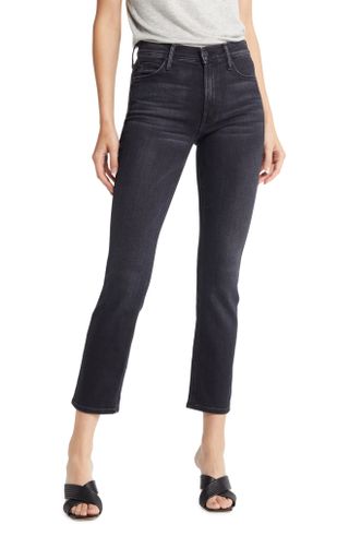 Mother + The Dazzler Mid Rise Ankle Straight Leg Jeans