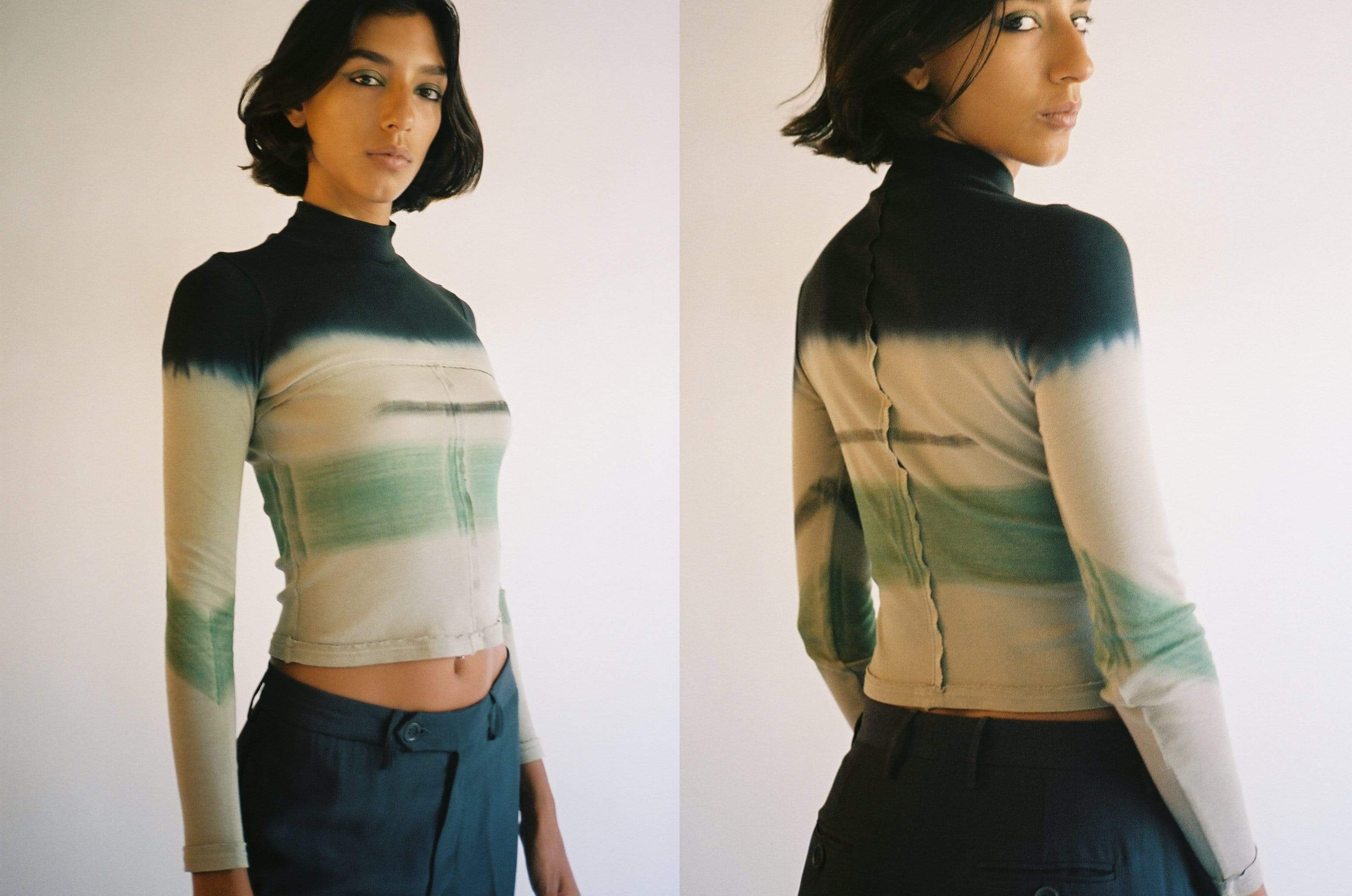 Eckhaus Latta + Haze Lapped Baby Turtleneck
