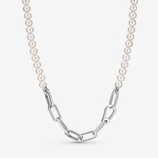 Pandora Me + Freshwater Cultured Pearl Necklace