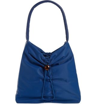 Staud + Felix Nylon Shoulder Bag in Midnight Blue
